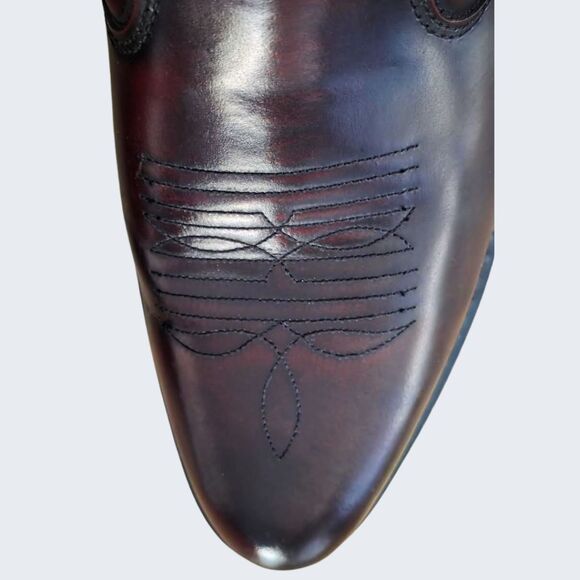 Laredo Leather Boots | Men's 8.5 EW | Brown | Casual Dress Ankle Cowboy Western - Picture 9 of 11